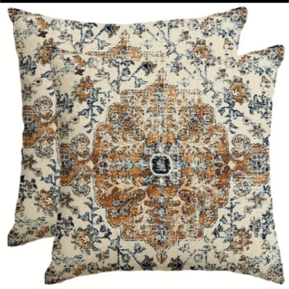 2PCS Boho Throw Pillow Cover,  Bohemia Ethnic Style Pattern nwt - Picture 1 of 7